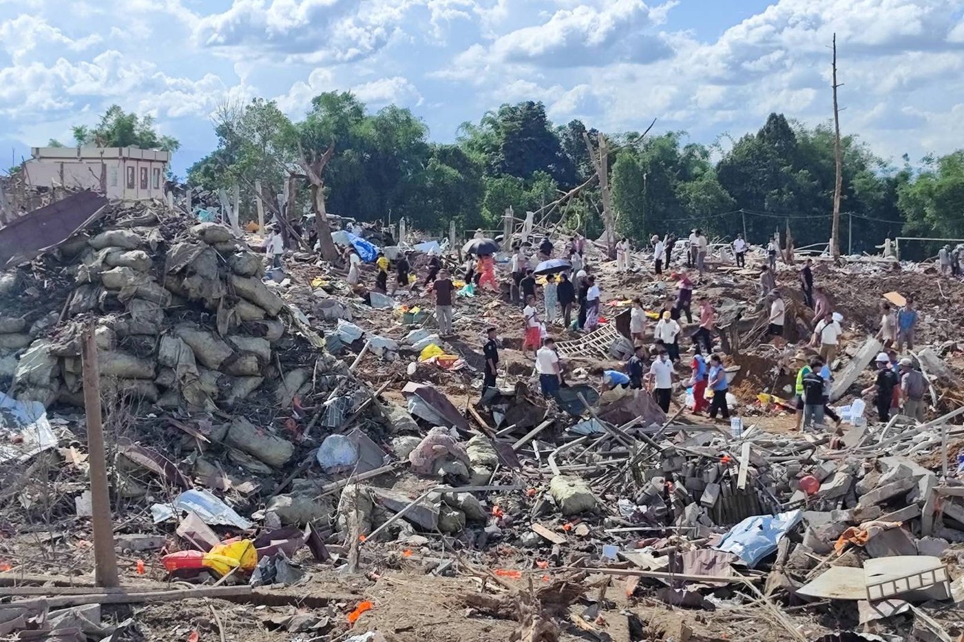 Blast at building storing explosives in Myanmar kills more than 45 people | iNFOnews.ca