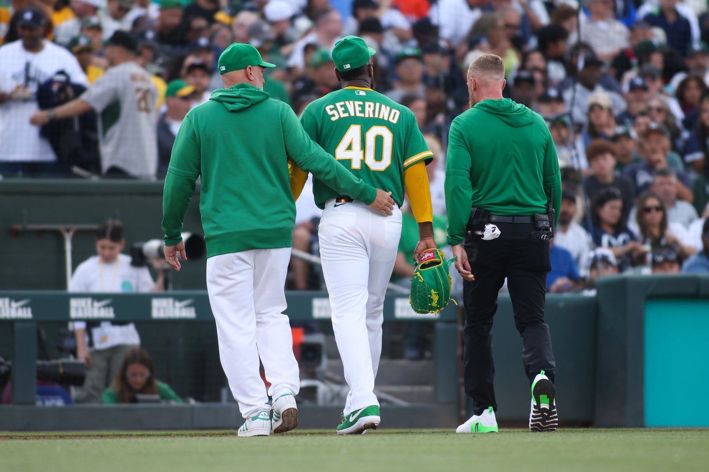 The A's place starter Luis Severino on the injured list with a strained right shoulder | iNFOnews.ca