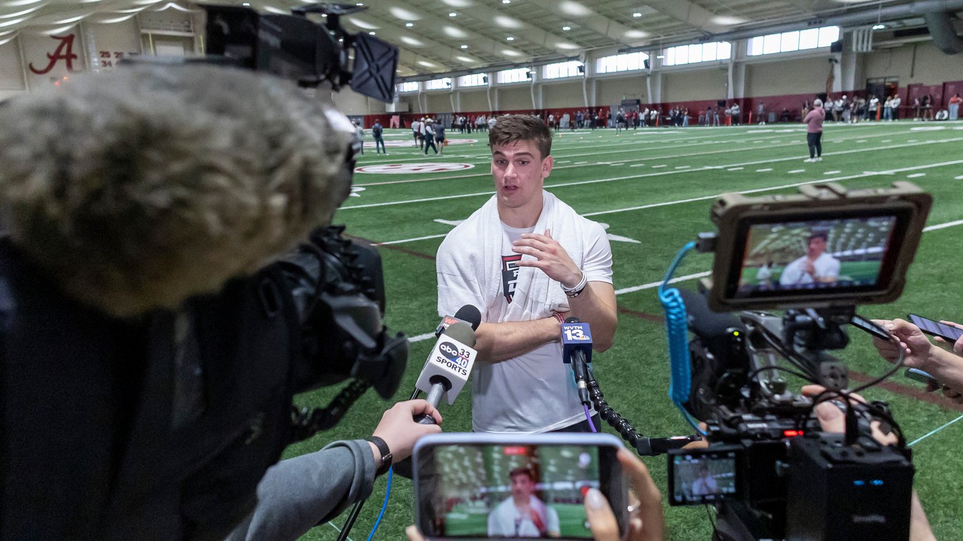 Alabama QB Ty Simpson says he's 'absolutely' a first-round pick after his pro day workout | iNFOnews.ca