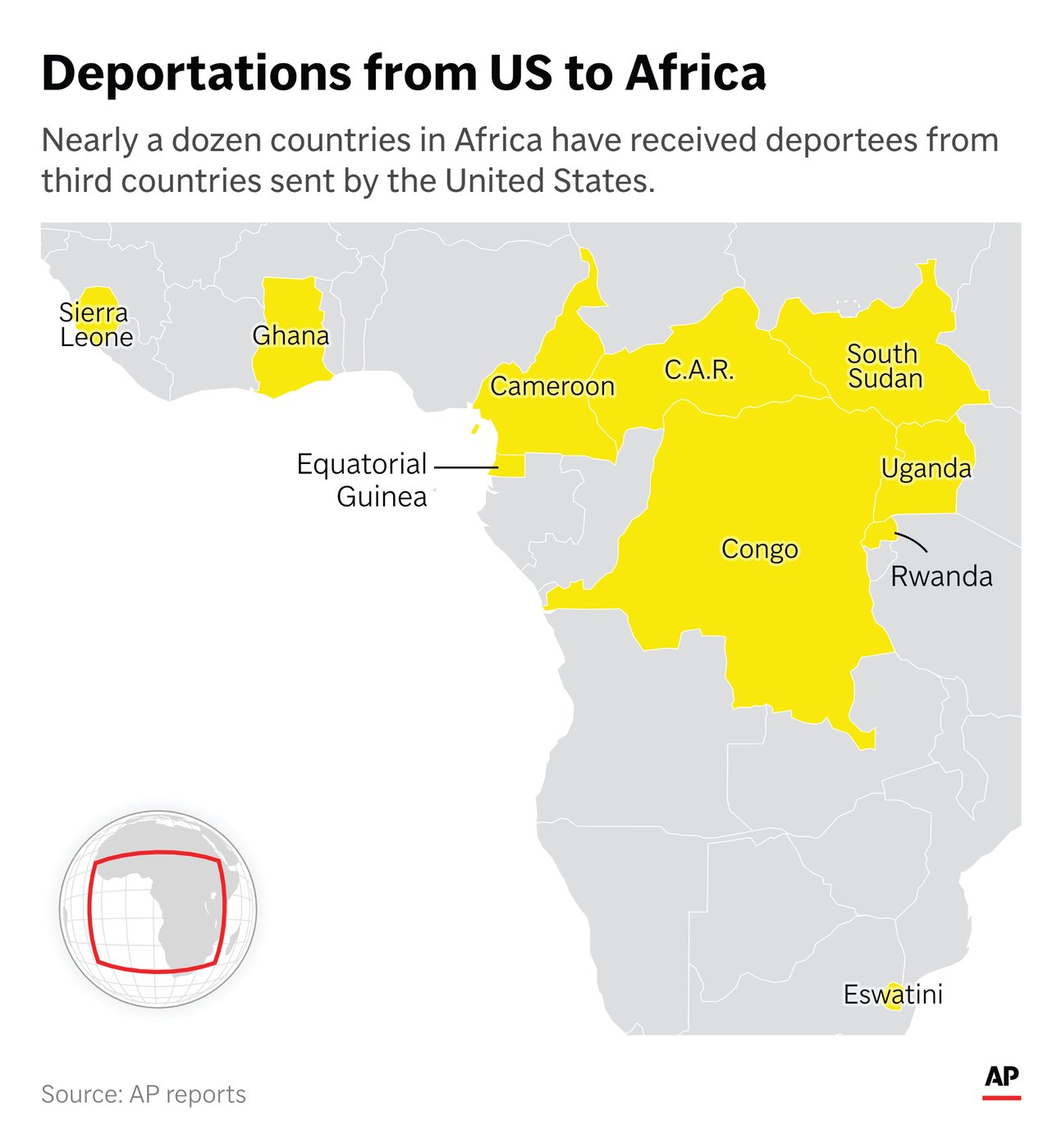 Migrants deported from US, including an Iranian woman, arrive in Central African Republic | iNFOnews.ca