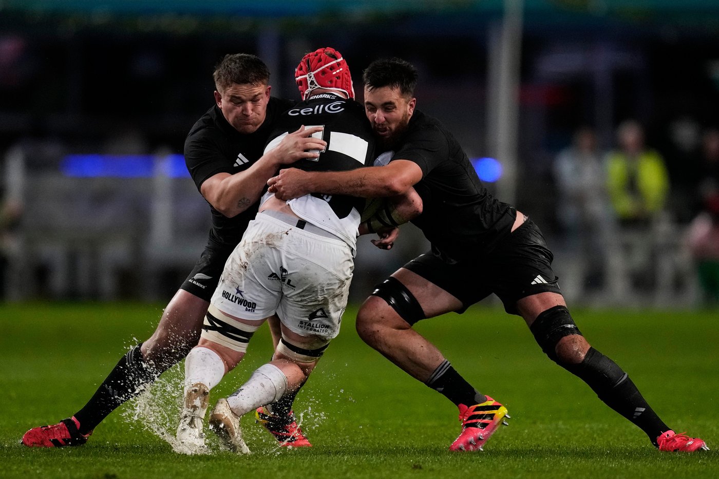 All Blacks wash away the Sharks 54-0 in rain-soaked Durban as McKenzie limps off | iNFOnews.ca All Blacks wash away the Sharks 54-0 in rain-soaked Durban as McKenzie limps off | iNFOnews.ca