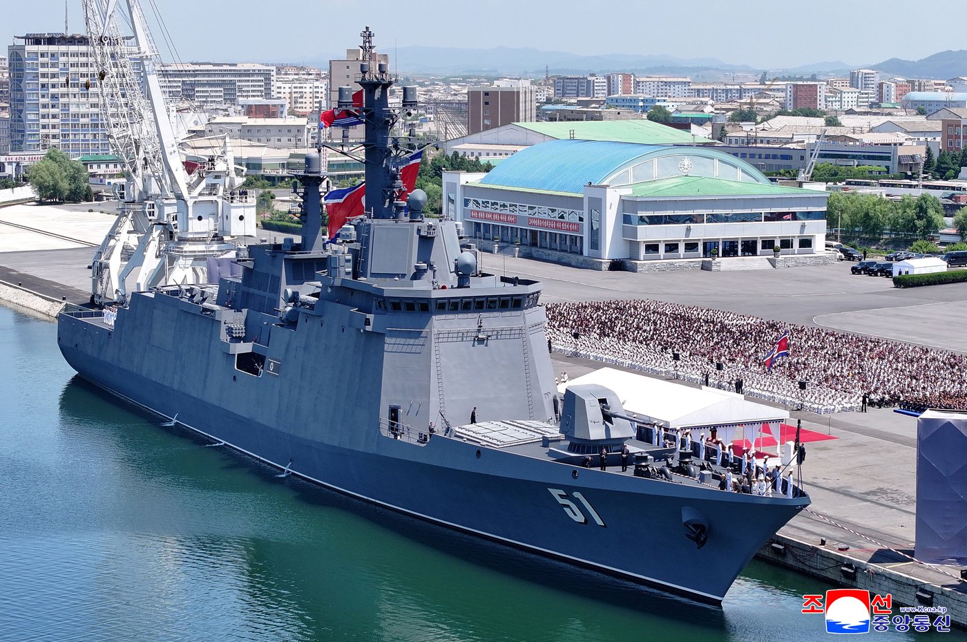 North Korea's Kim claims progress on nuclear-armed navy as new warship is placed into service | iNFOnews.ca