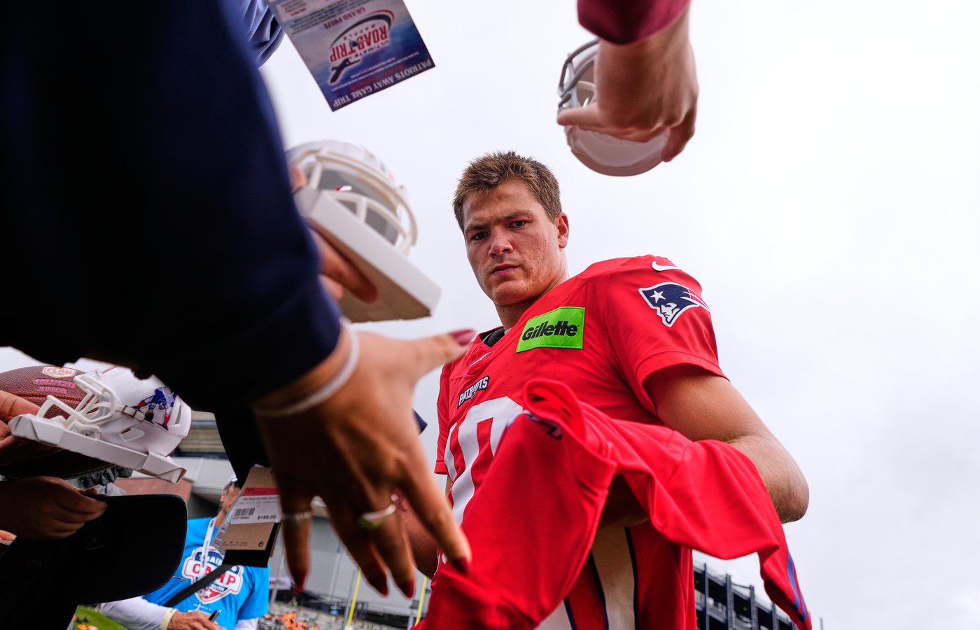 Drake Maye is being more vocal and it's already paying off as he prepares for Year 3 with Patriots | iNFOnews.ca
