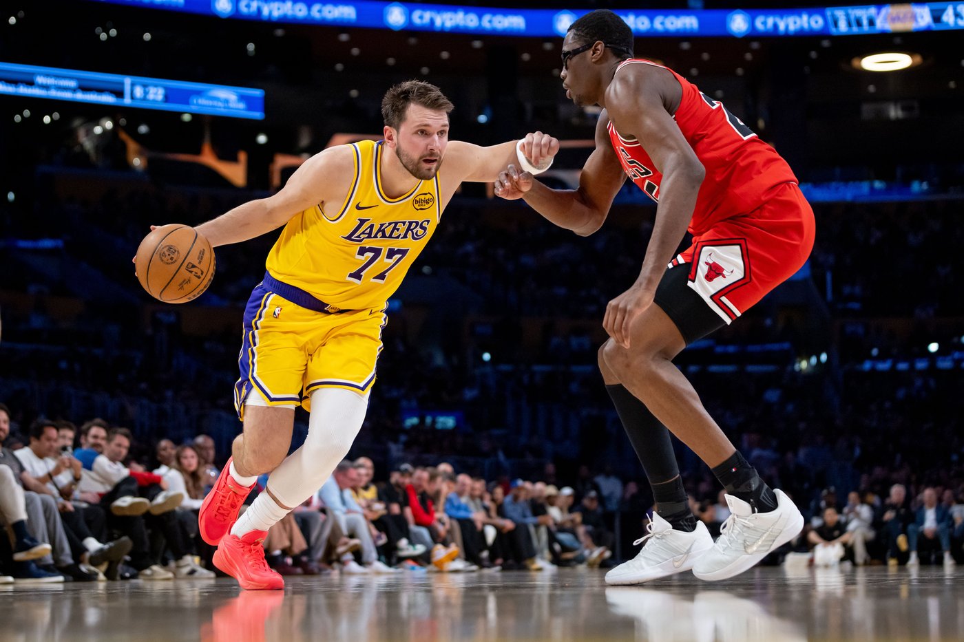 Luka Doncic turns trash talk into first 50-point game with the Lakers | iNFOnews.ca