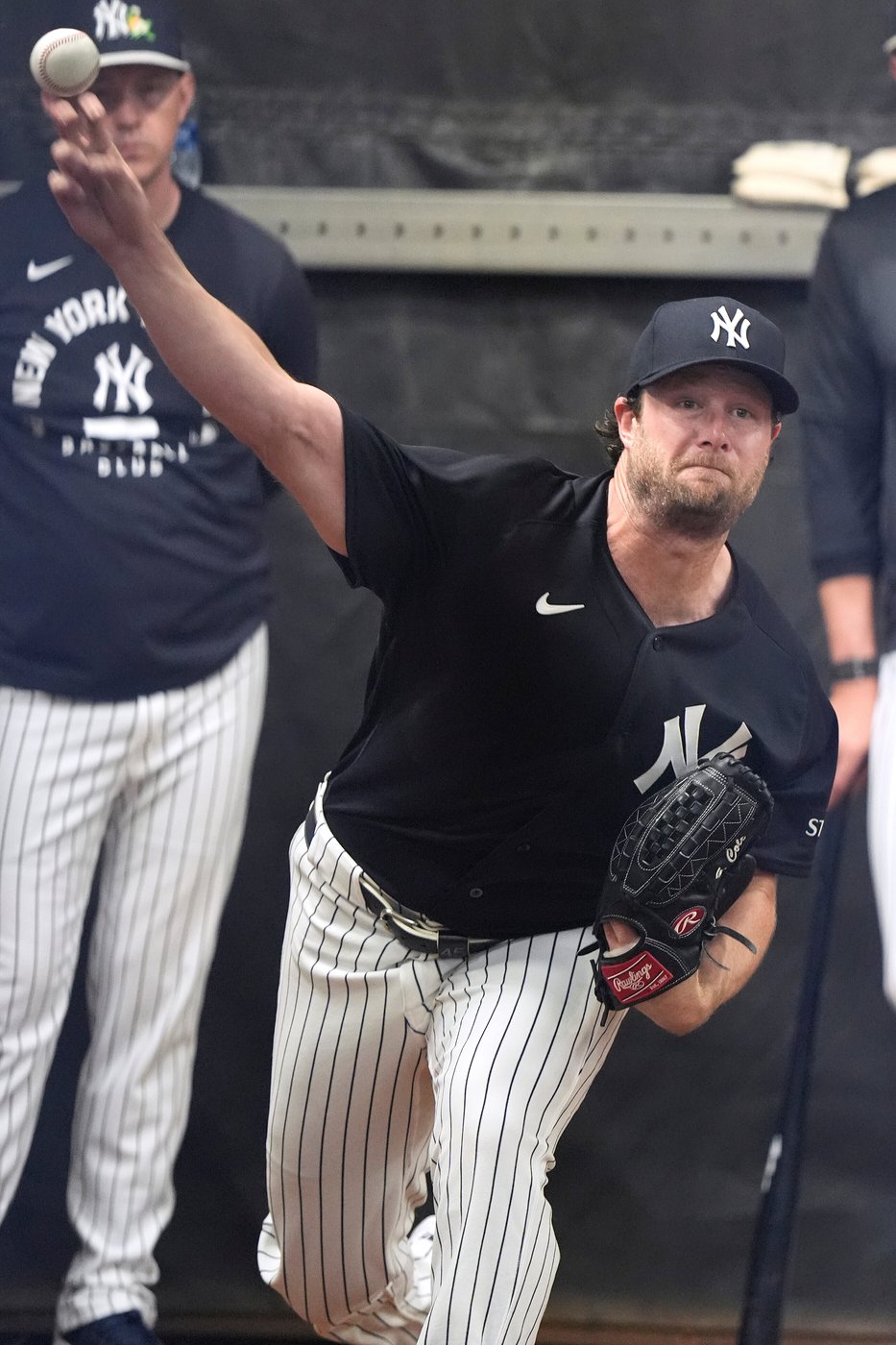 Yankees' Gerrit Cole throws 1st bullpen of spring training as he works back from Tommy John surgery | iNFOnews.ca