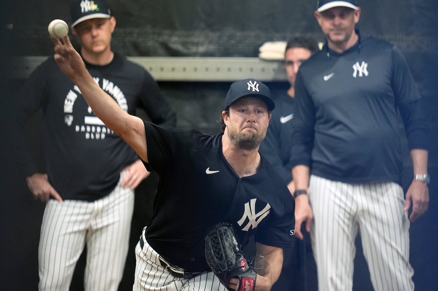 Yankees' Gerrit Cole throws 1st bullpen of spring training as he works back from Tommy John surgery | iNFOnews.ca
