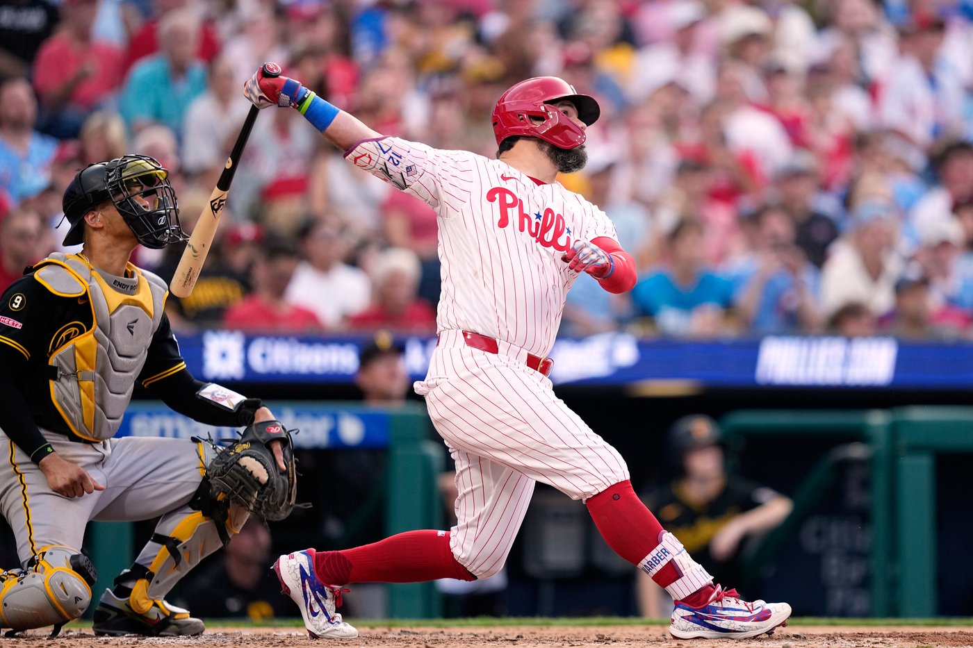 Veteran Phillies slugger Kyle Schwarber joins teammate Bryce Harper in Home Run Derby | iNFOnews.ca