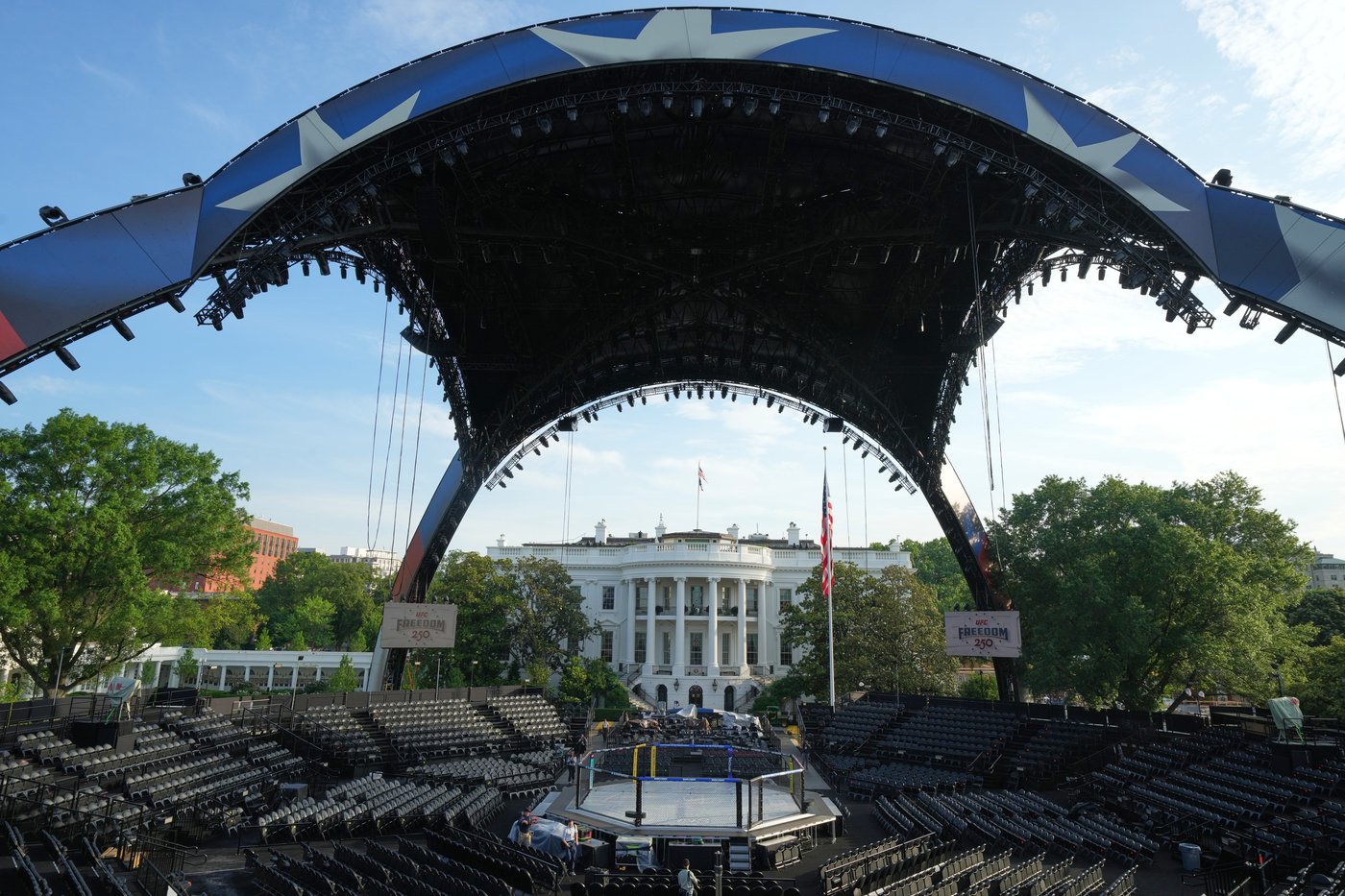 Judge rules Trump can stage UFC fights on the White House's South Lawn this weekend | iNFOnews.ca Judge rules Trump can stage UFC fights on the White House's South Lawn this weekend | iNFOnews.ca