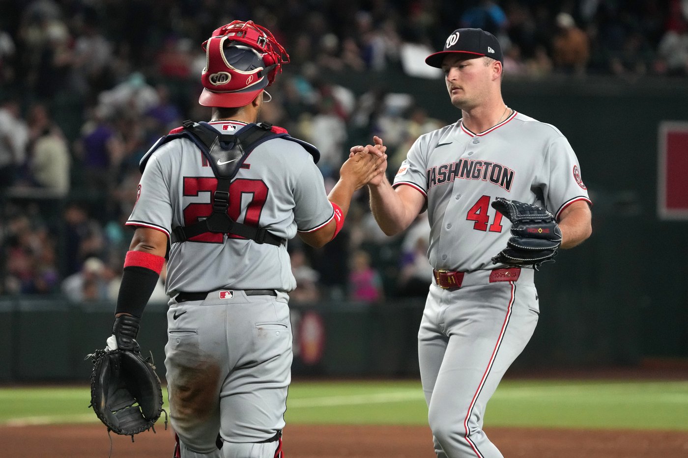 Nationals get homers from Mead and Crews, hold Diamondbacks to 2 hits in 6-1 victory | iNFOnews.ca