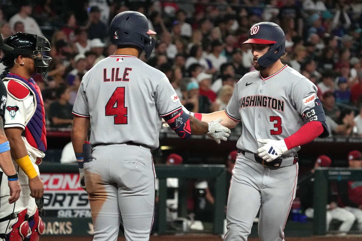 Nationals get homers from Mead and Crews, hold Diamondbacks to 2 hits in 6-1 victory | iNFOnews.ca