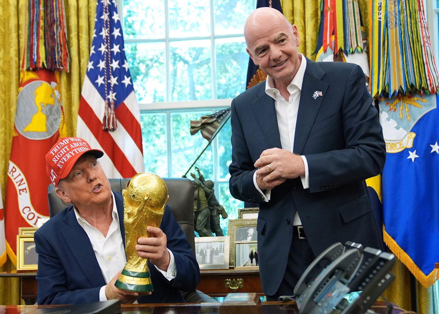 Red card furor puts Trump and Infantino's relationship under the spotlight again | iNFOnews.ca Red card furor puts Trump and Infantino's relationship under the spotlight again | iNFOnews.ca