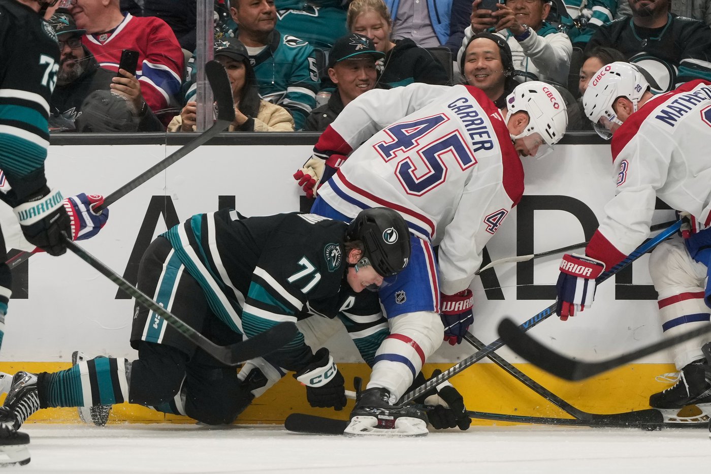 Celebrini nets 4 points, Sherwood scores winner as Sharks tip Canadiens 7-5 | iNFOnews.ca Celebrini nets 4 points, Sherwood scores winner as Sharks tip Canadiens 7-5 | iNFOnews.ca