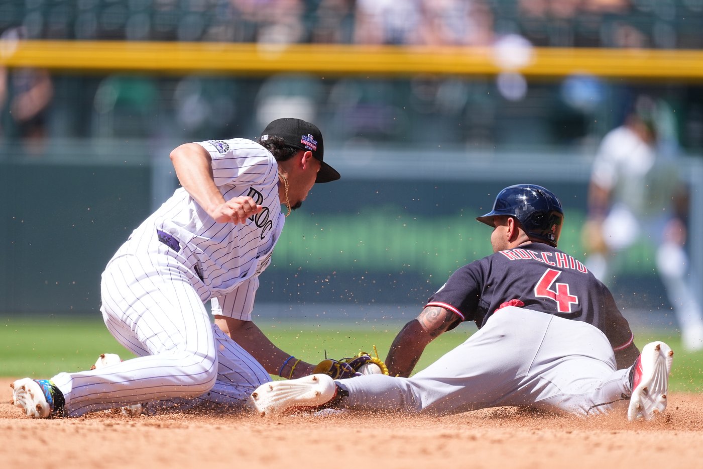 Chase DeLauter hits 2 triples and the Guardians beat the Rockies 7-2 to sweep their 3-game series | iNFOnews.ca
