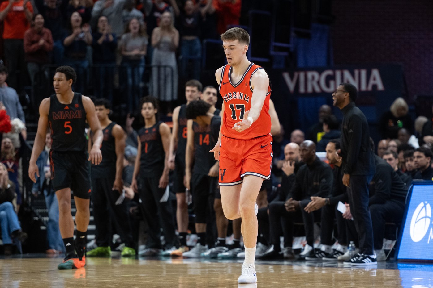 Mallory gets fouled on 3-pointer with seconds left, leads No. 14 Virginia to an 86-83 win over Miami | iNFOnews.ca Mallory gets fouled on 3-pointer with seconds left, leads No. 14 Virginia to an 86-83 win over Miami | iNFOnews.ca
