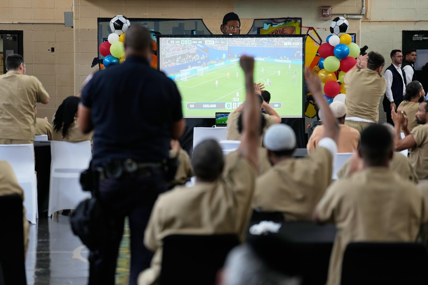 NYC’s Rikers Island jail hosts World Cup watch party for inmates | iNFOnews.ca