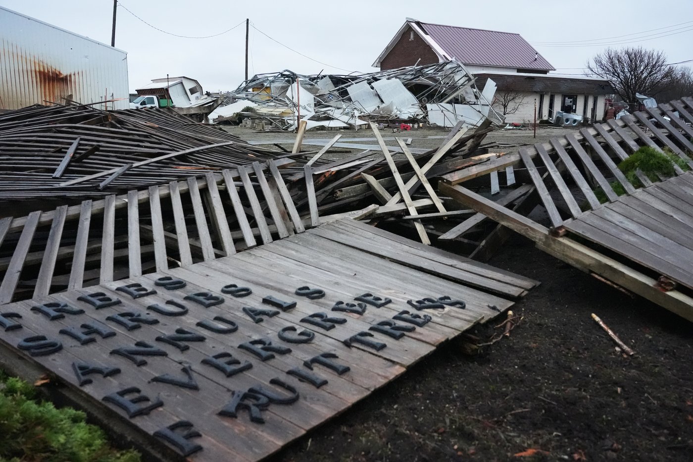 Photos show tornado damage after powerful storms hit Illinois and Indiana | iNFOnews.ca
