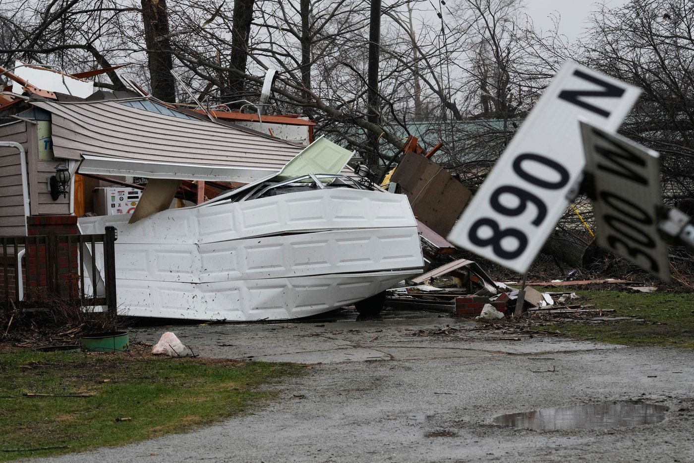 Photos show tornado damage after powerful storms hit Illinois and Indiana | iNFOnews.ca
