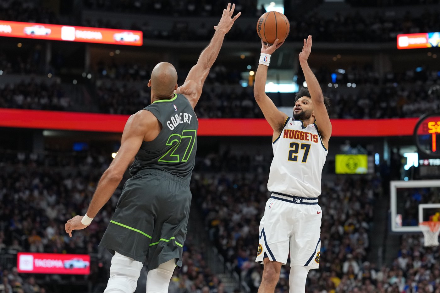 Rudy Gobert is making 3-time MVP Nikola Jokic work for everything he gets in Wolves-Nuggets series | iNFOnews.ca