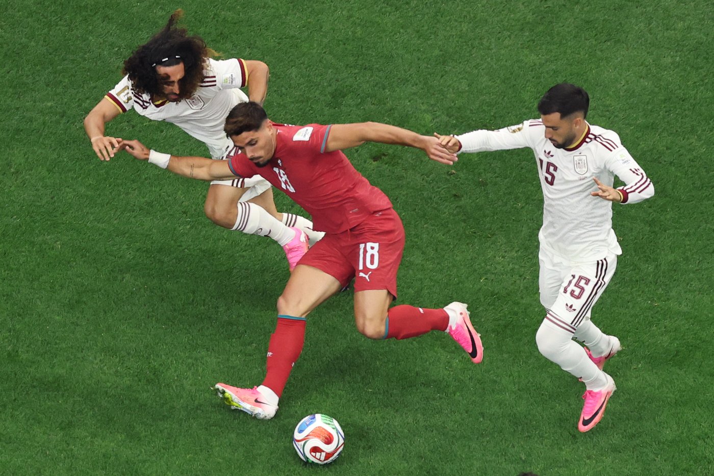Spain ends World Cup career of Ronaldo and US has Balogun in lineup vs. Belgium, in