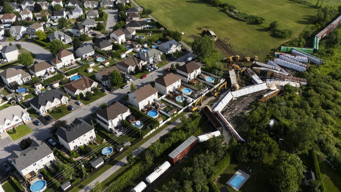 Montreal-area residents relieved no one hurt after 46 railcars jump tracks near homes | iNwheels