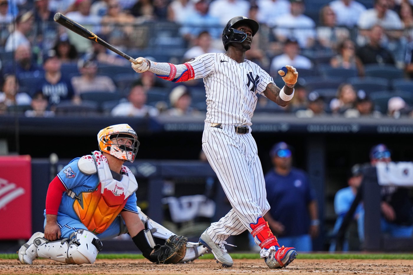Ben Rice hits two-run single to cap 3-run sixth as Yankees pull away for 8-3 victory over Blue Jays | iNFOnews.ca Ben Rice hits two-run single to cap 3-run sixth as Yankees pull away for 8-3 victory over Blue Jays | iNFOnews.ca