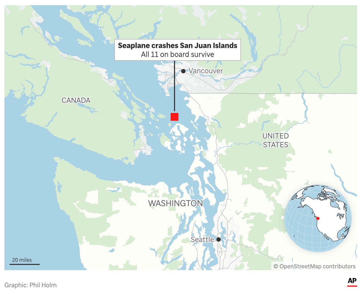 A float plane changed course to avoid a storm before crashing on a Washington island, injuring 11 | iNFOnews.ca A float plane changed course to avoid a storm before crashing on a Washington island, injuring 11 | iNFOnews.ca