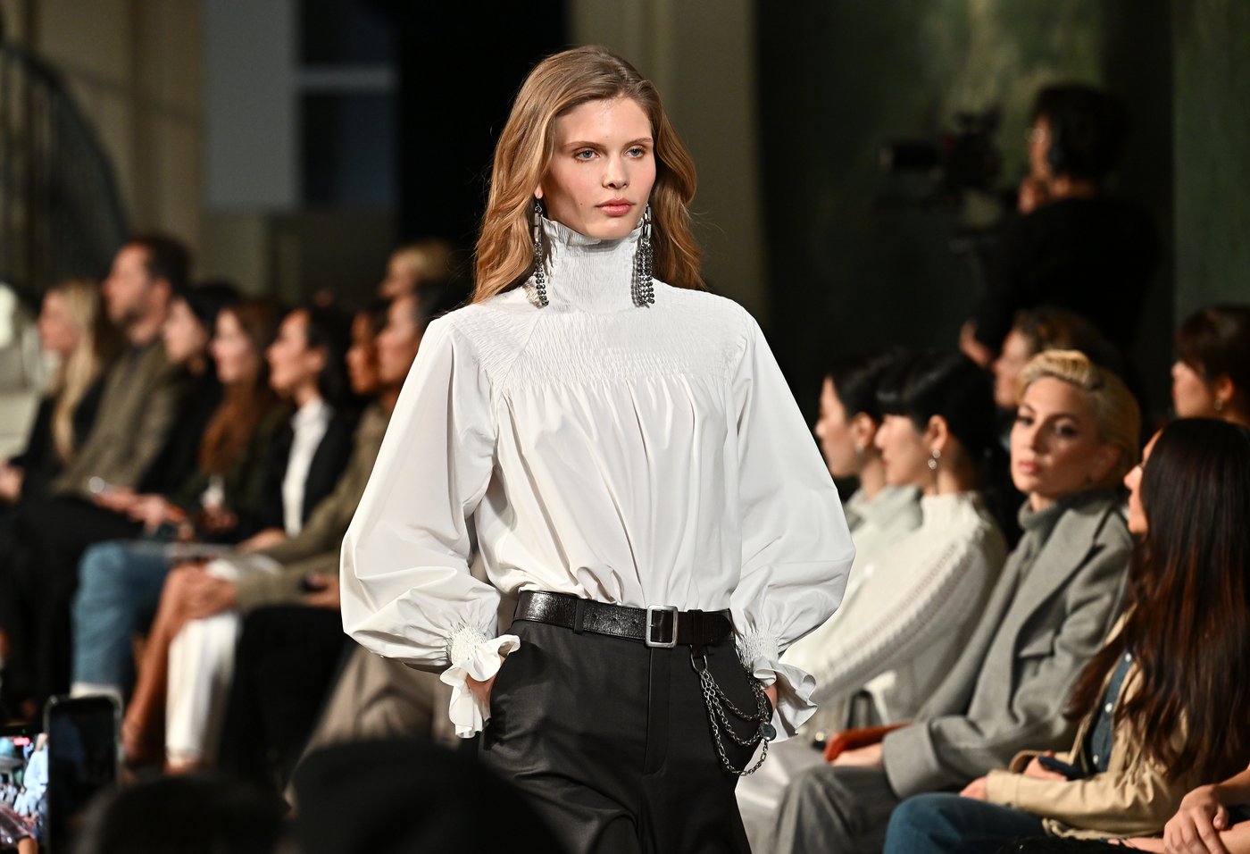 Ralph Lauren's fall 2026 collection a mix of romantic adventure with metallic flair | iNFOnews.ca
