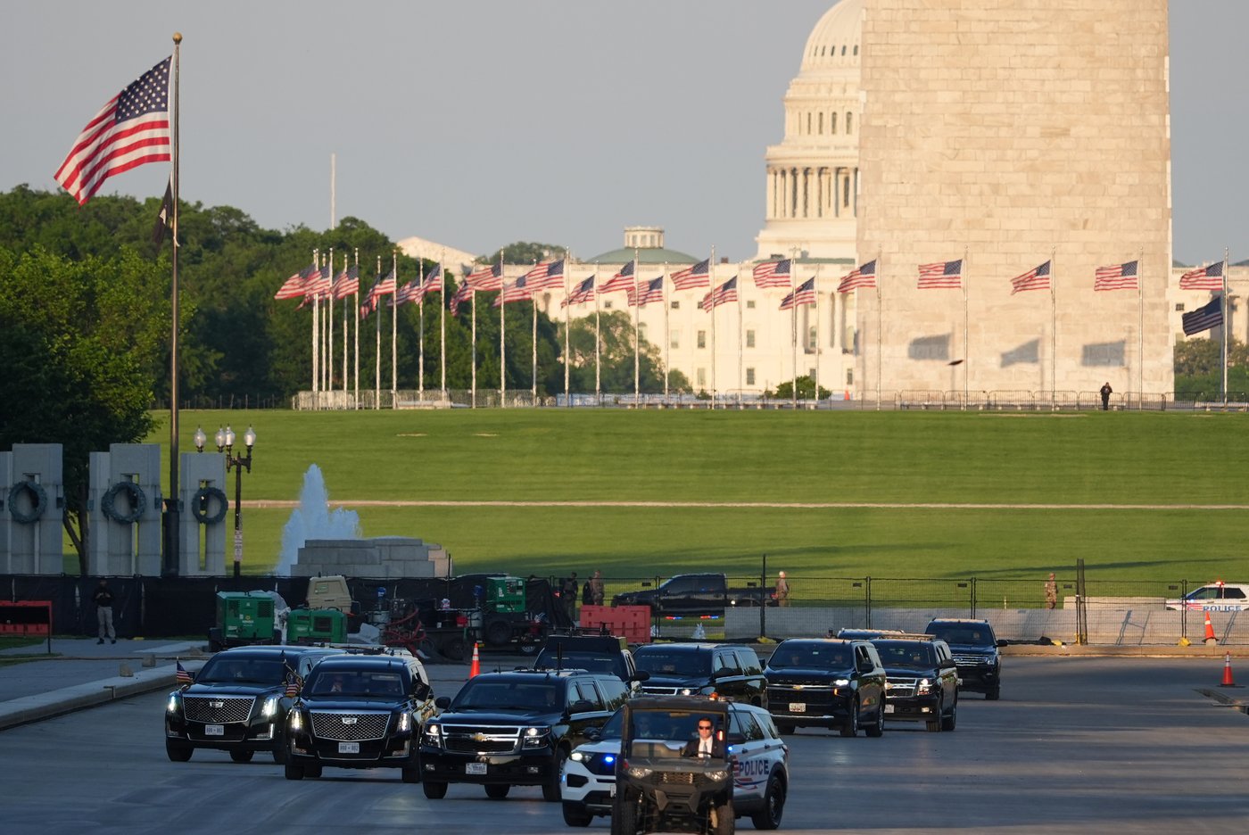 A nonprofit sues to halt Trump’s 'American flag blue' repaint of the Reflecting Pool | iNFOnews.ca