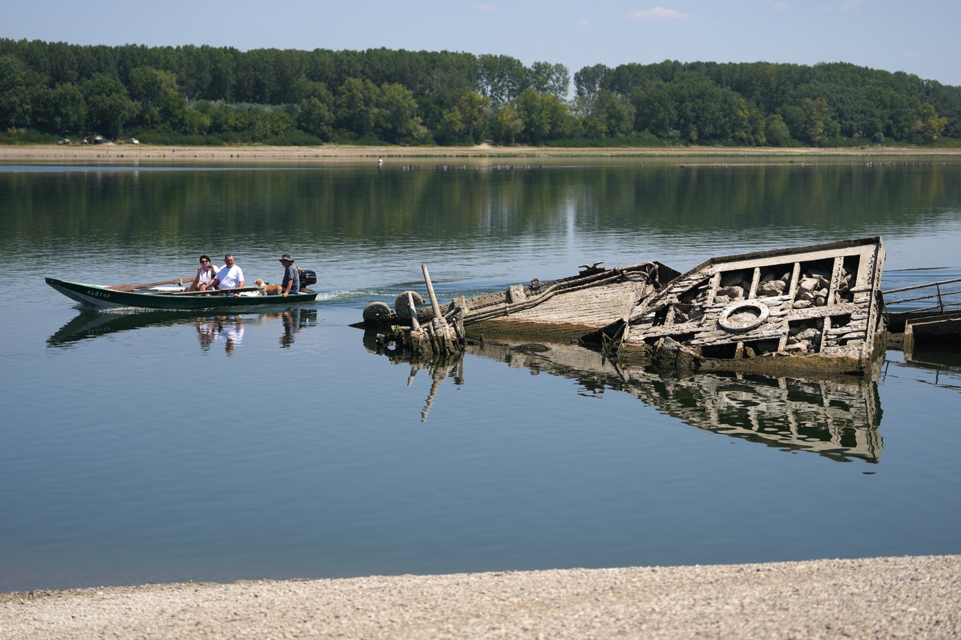 The Danube River's water is dropping so low that World War II ships are emerging | iNFOnews.ca