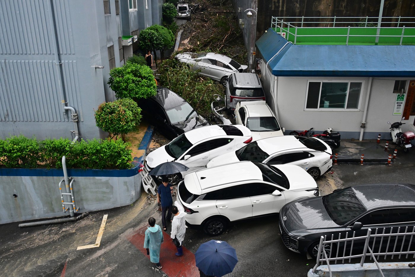 Heavy rains kill 1 in South Korea and flood major streets in Philippines | iNFOnews.ca