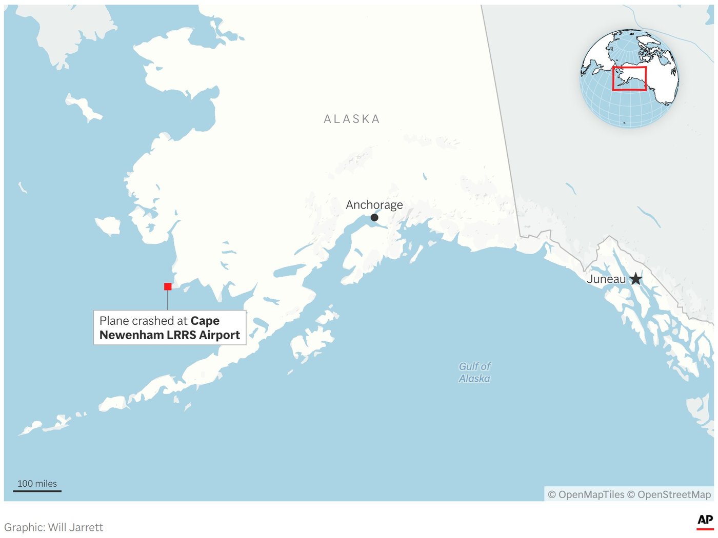 Charter plane crash kills 8 near remote radar site in western Alaska, military says | iNFOnews.ca