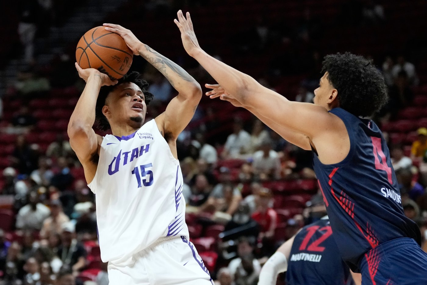 Jazz guard Trey Alexander stretchered off with bruised rib in NBA Summer League game | iNFOnews.ca
