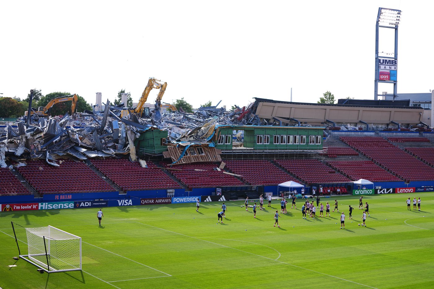 Demolition greets Sweden at its World Cup base camp during FC Dallas renovation project | iNFOnews.ca