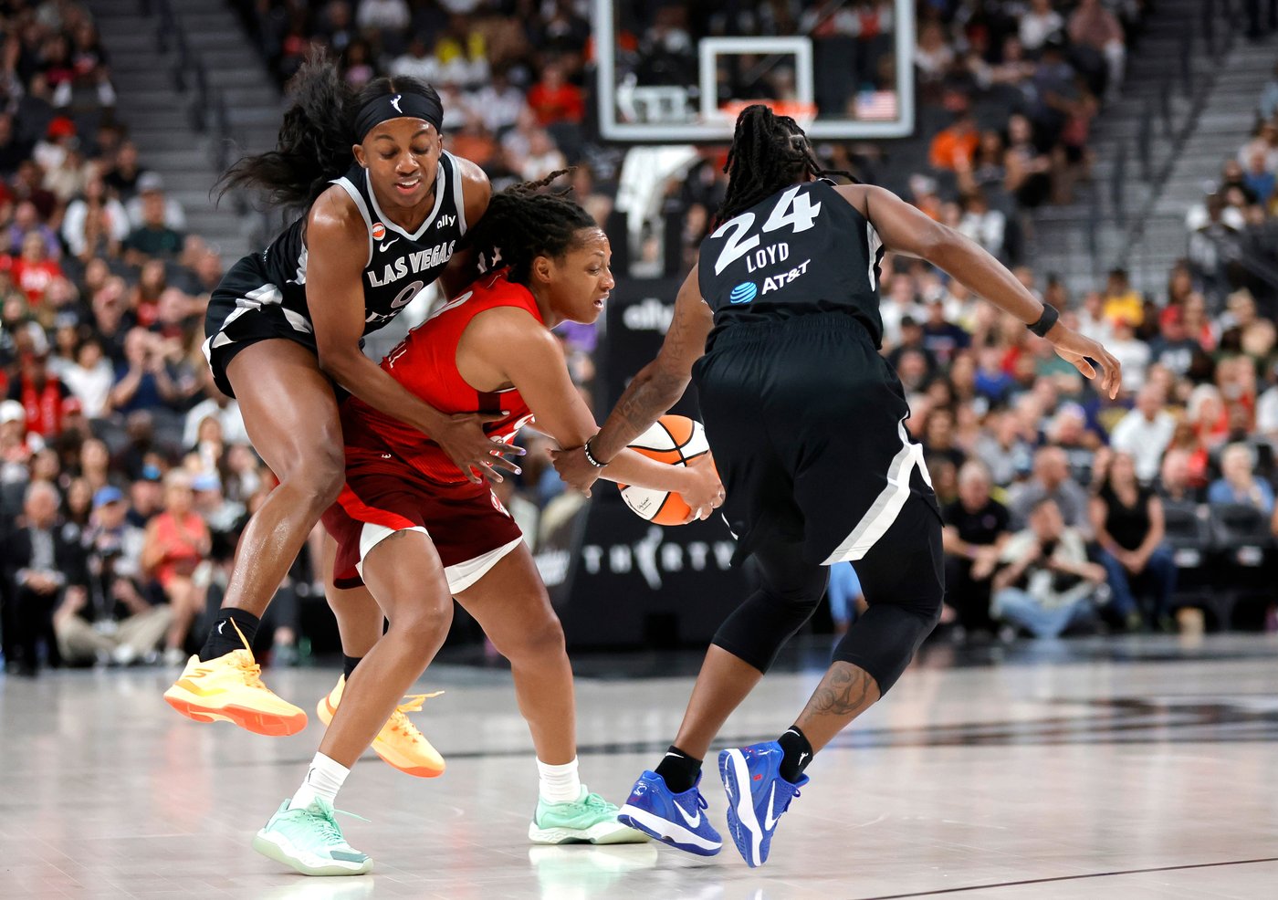 Fever, without Caitlin Clark, beat A'ja Wilson-less Aces 84-68 | iNFOnews.ca