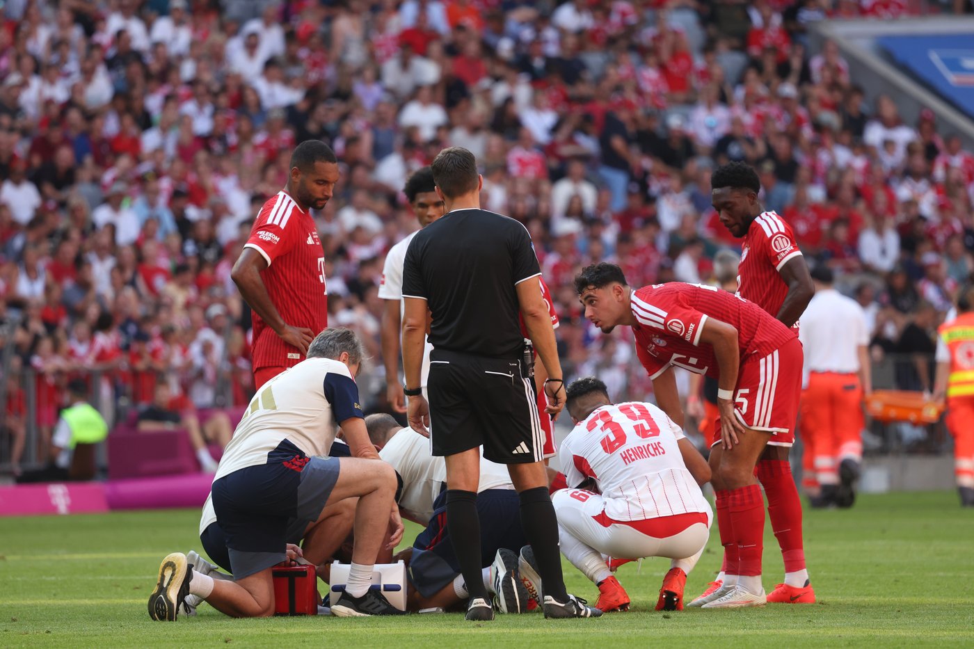 Bayern yet to update on Jamal Musiala after collapse during friendly match | iNFOnews.ca