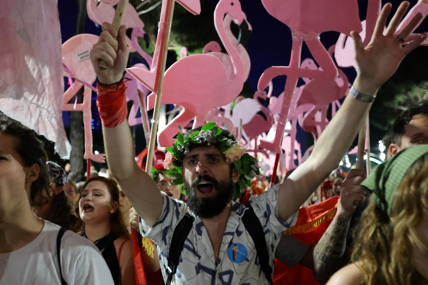 Albanians take to the streets in protest for the 35th night in a row | iNFOnews.ca Albanians take to the streets in protest for the 35th night in a row | iNFOnews.ca