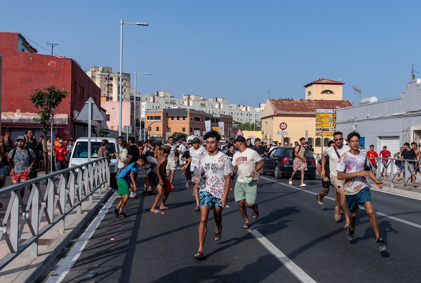 Spain installs sea barrier on Ceuta's border with Morocco after frontier rush that killed 67 | iNFOnews.ca Spain installs sea barrier on Ceuta's border with Morocco after frontier rush that killed 67 | iNFOnews.ca