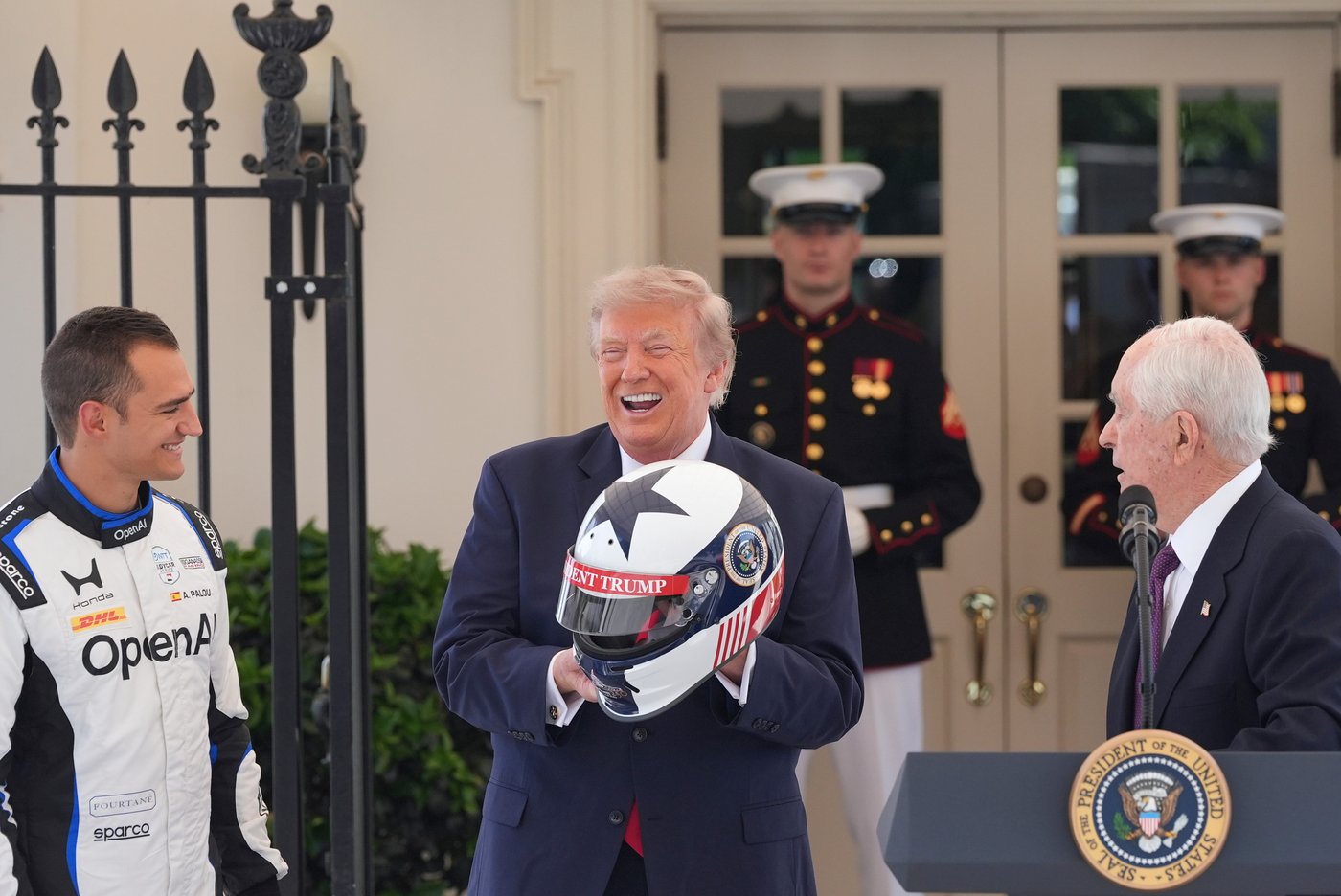 Trump's IndyCar race: Doing 200 in a 25 mph zone with manhole cover-displacing torque | iNFOnews.ca Trump's IndyCar race: Doing 200 in a 25 mph zone with manhole cover-displacing torque | iNFOnews.ca