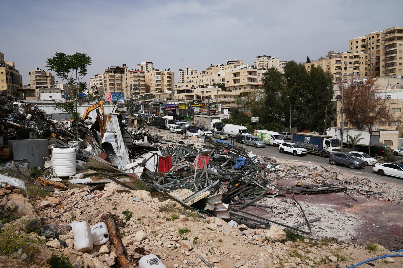 Israeli bulldozers raze about 50 Palestinian shops ahead of settlement-linked road project | iNhome
