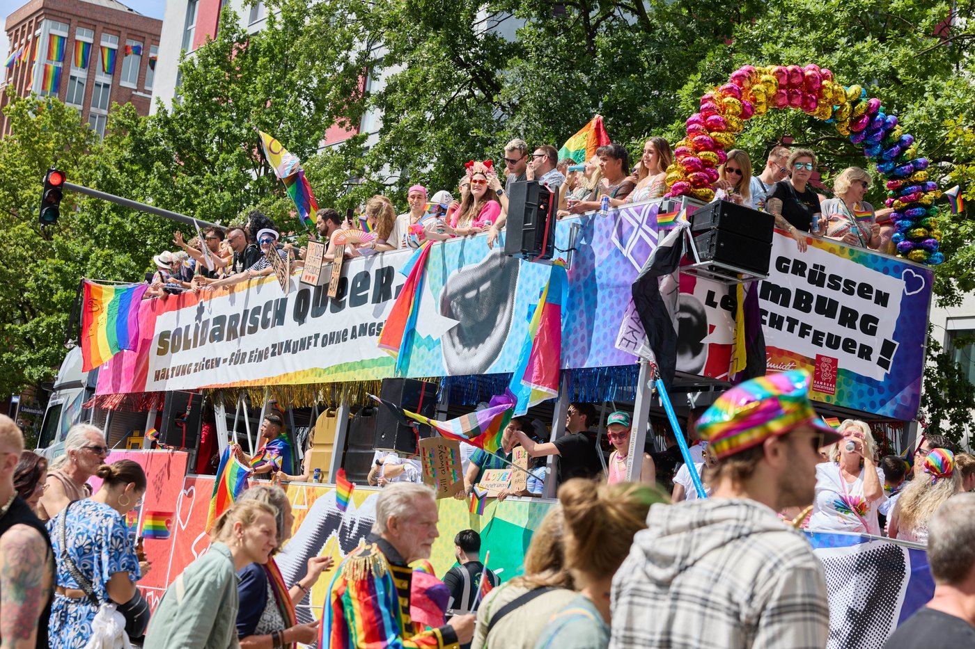 Hamburg Pride draws 300,000 with increased security, a week after a fatal attack in Berlin | iNFOnews.ca Hamburg Pride draws 300,000 with increased security, a week after a fatal attack in Berlin | iNFOnews.ca
