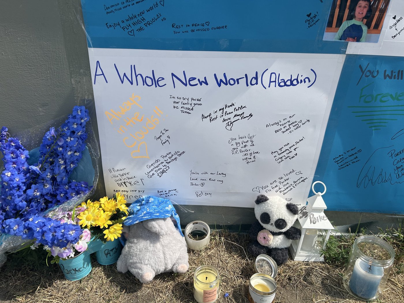 Flowers and teddy bears: Makeshift memorial started for 11-year-old Calgary boy | iNFOnews.ca Flowers and teddy bears: Makeshift memorial started for 11-year-old Calgary boy | iNFOnews.ca