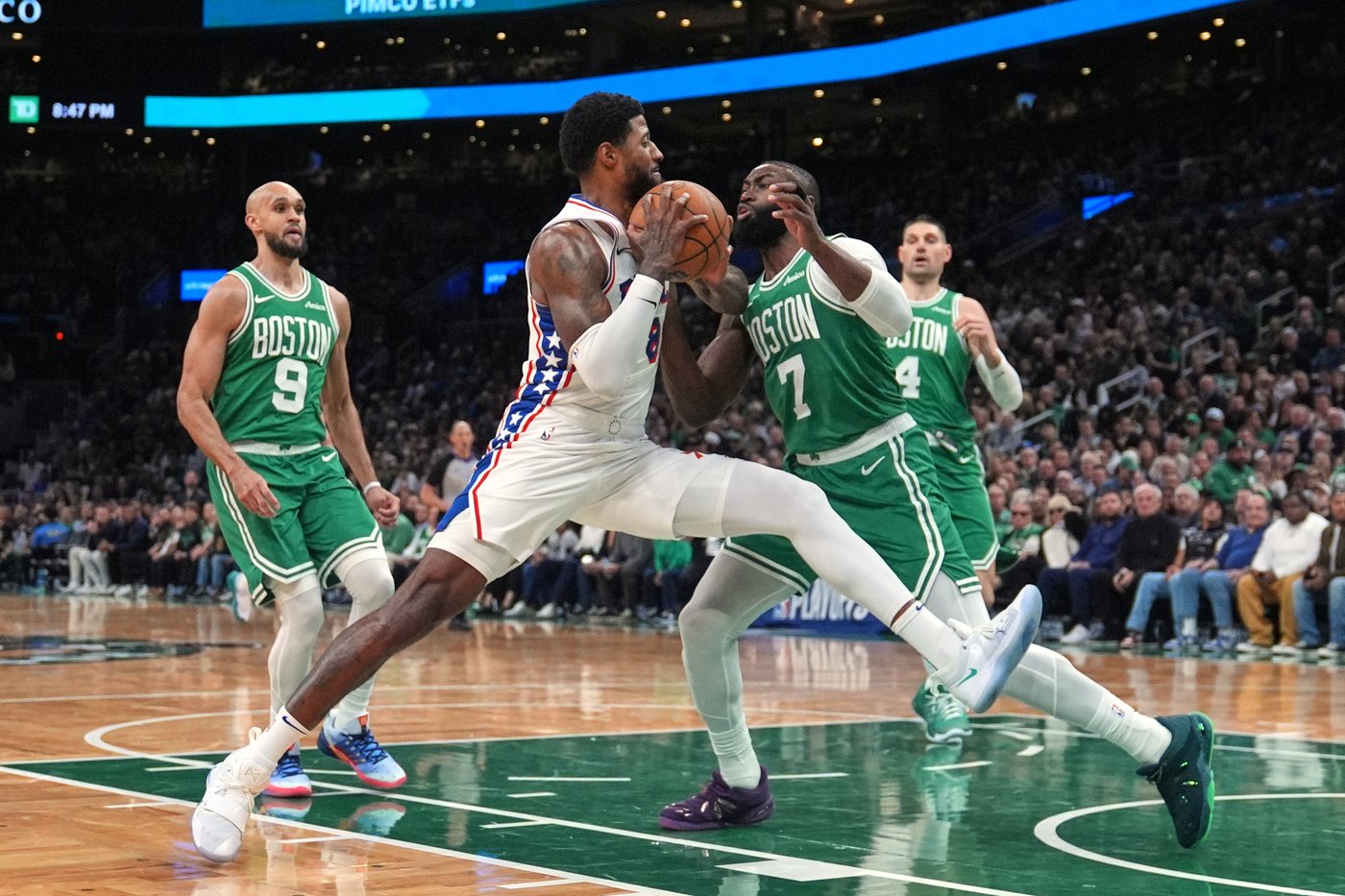 Another blockbuster: Jaylen Brown getting traded by Celtics to 76ers for Paul George, draft picks | iNFOnews.ca