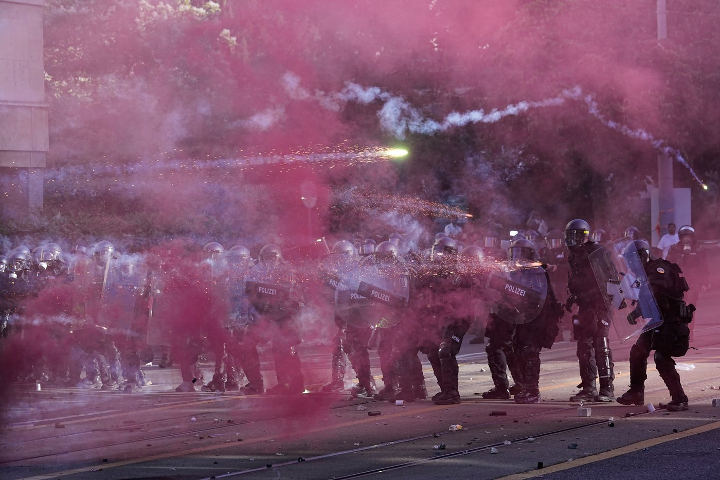 Protesters in Geneva clash with police ahead of the G7 summit in nearby France | iNFOnews.ca