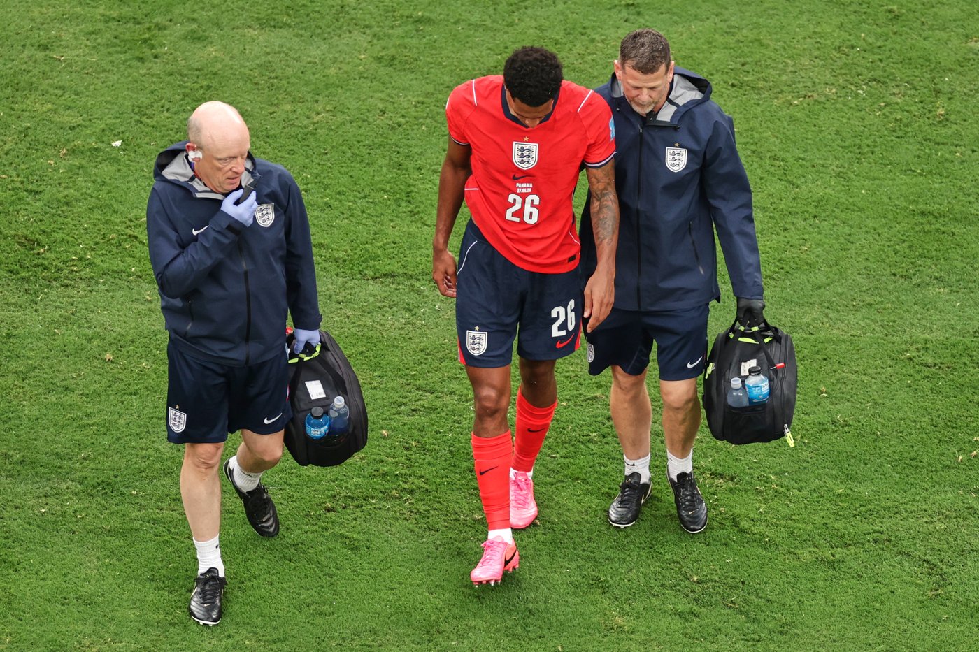 Another right back down for England at the World Cup as Jarell Quansah exits with ankle injury | iNFOnews.ca Another right back down for England at the World Cup as Jarell Quansah exits with ankle injury | iNFOnews.ca
