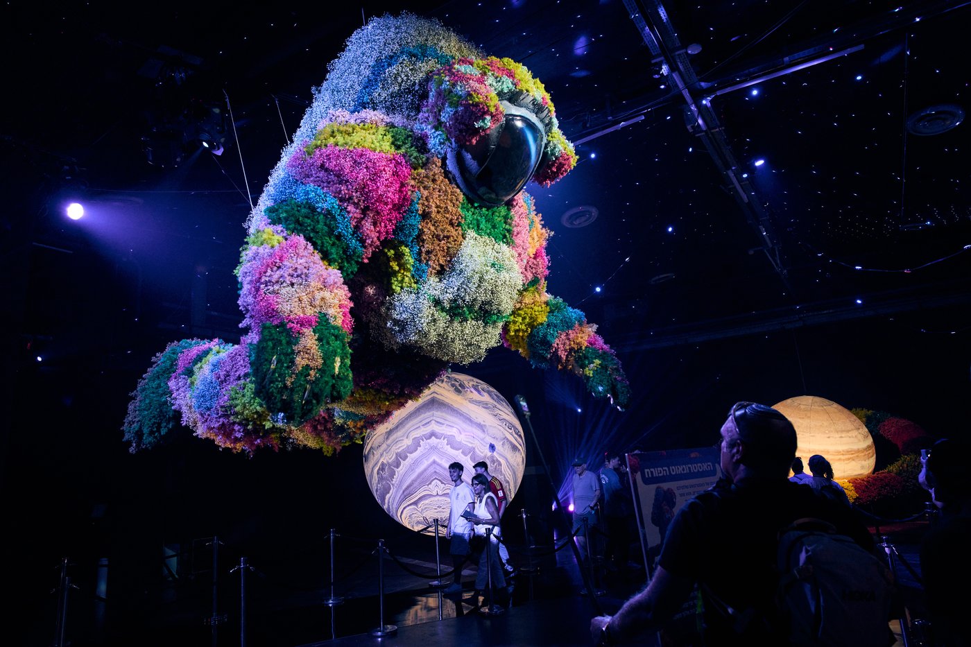 Flowers create elaborate fantasy worlds at a Tel Aviv exhibition, in photos | iNFOnews.ca