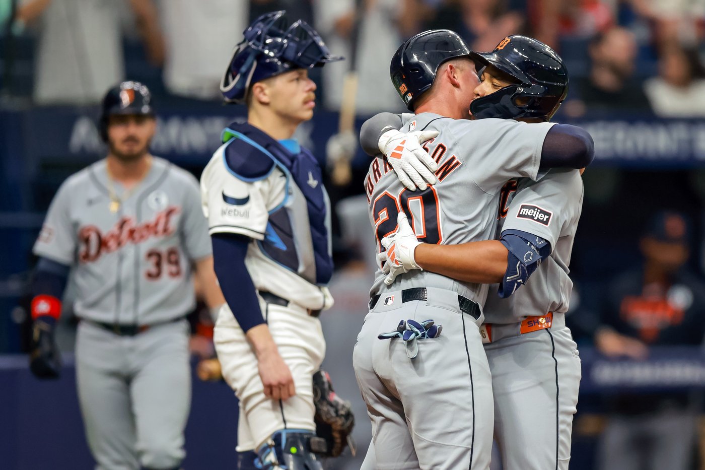 Torres, Pérez and Greene go deep to back Flaherty as Tigers beat Rays 8-0 | iNFOnews.ca