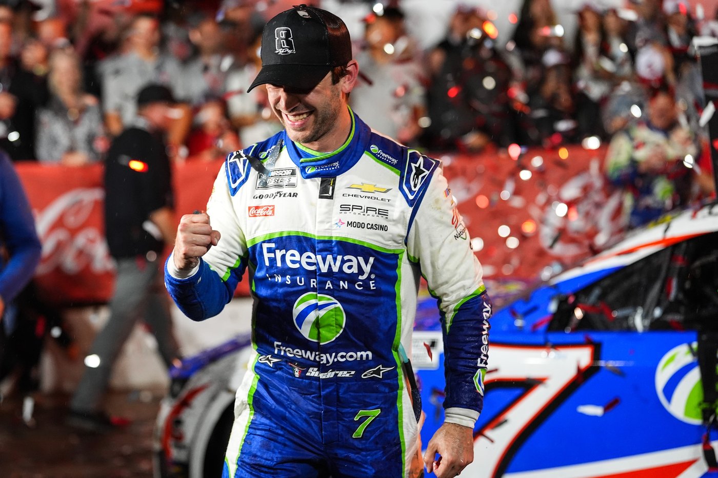 Daniel Suarez wins the rain-shortened Coca-Cola 600 after NASCAR honors the late Kyle Busch | iNFOnews.ca Daniel Suarez wins the rain-shortened Coca-Cola 600 after NASCAR honors the late Kyle Busch | iNFOnews.ca