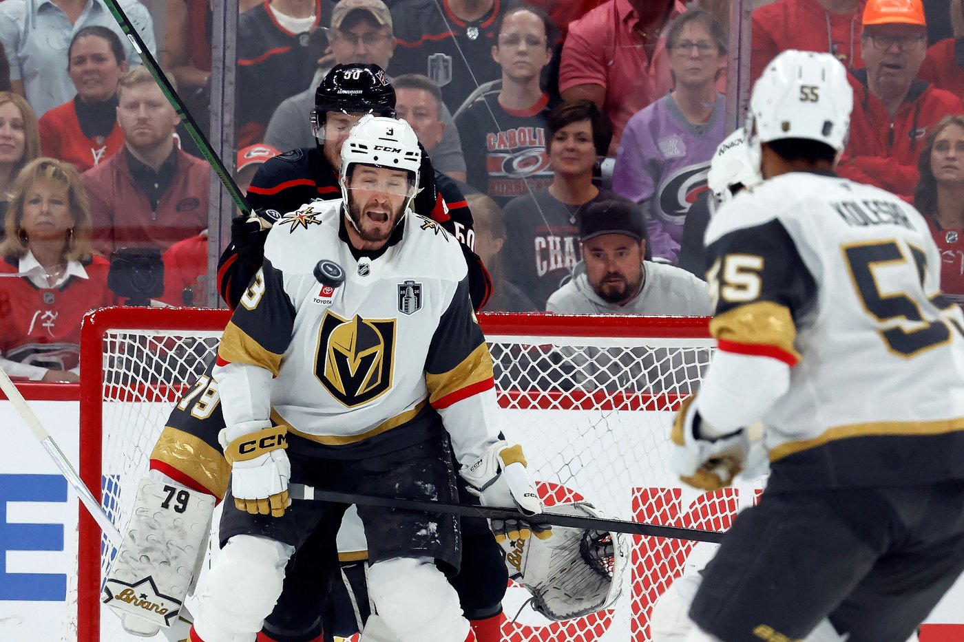 Vegas D-man Brayden McNabb's Stanley Cup Final status is unclear after taking a puck to the face | iNFOnews.ca
