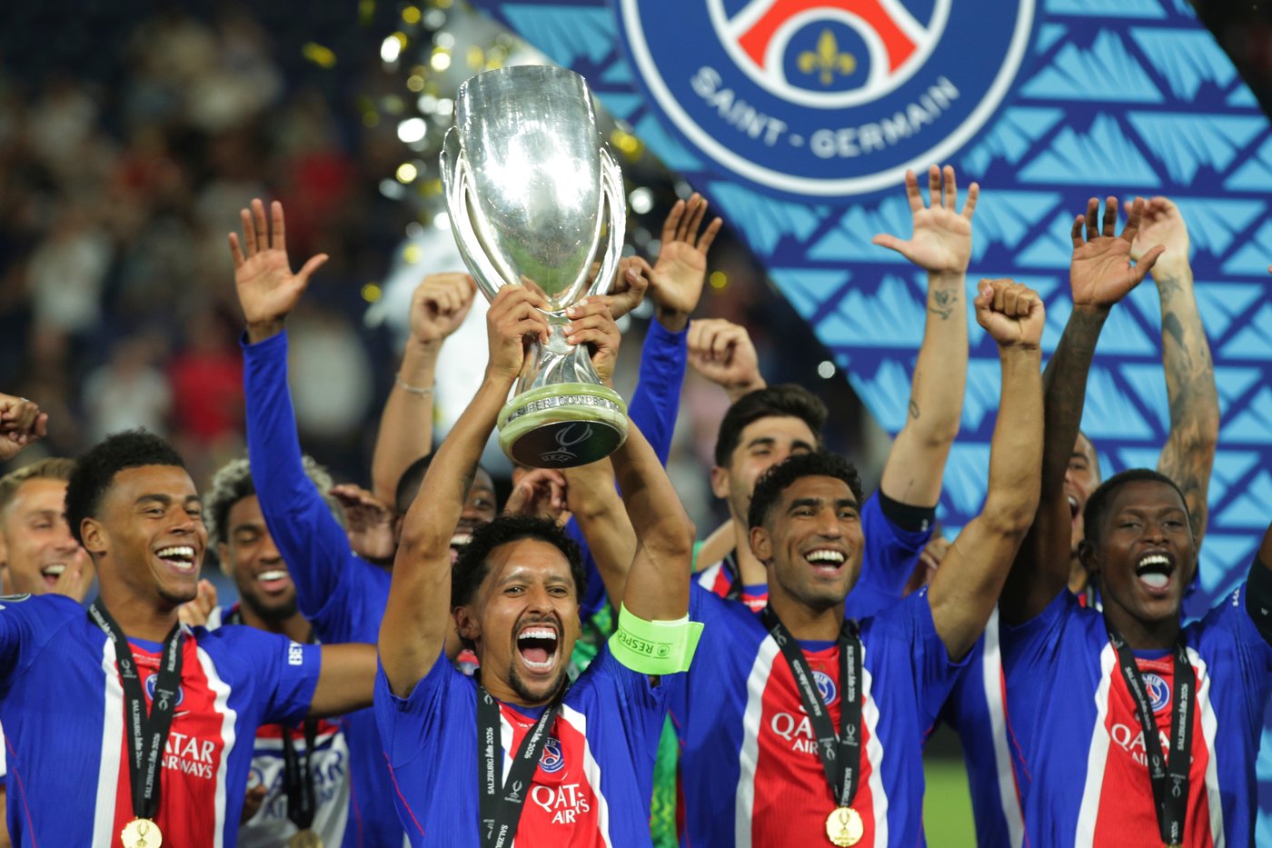 Paris Saint-Germain retains UEFA Super Cup as Doué goal seals 2-1 win over Aston Villa | iNFOnews.ca