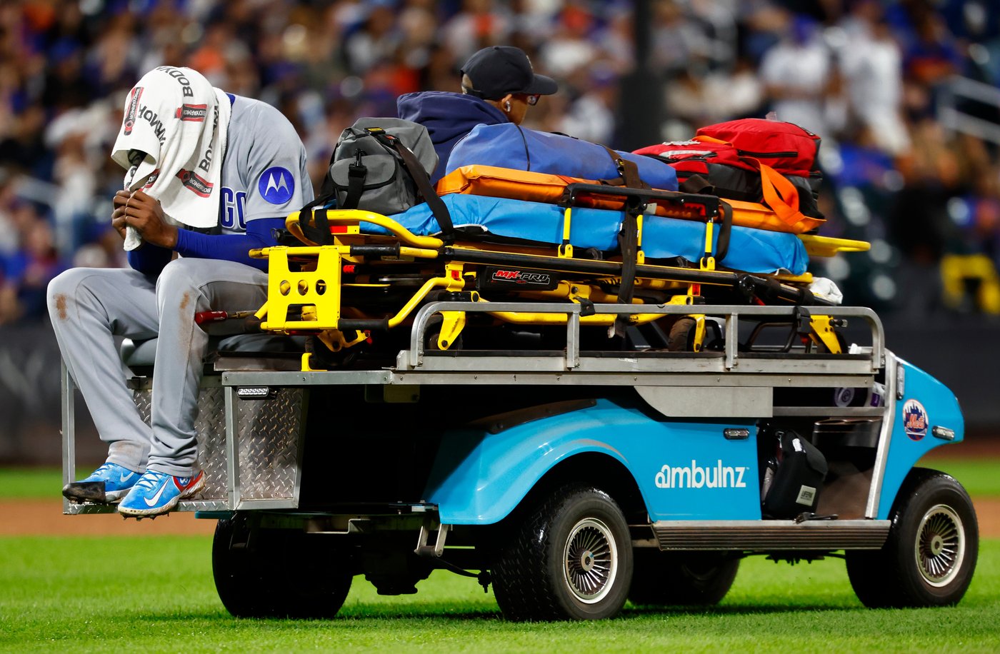 Cubs pitcher Edward Cabrera headed to IL after being carted off the field with a left leg injury | iNFOnews.ca
